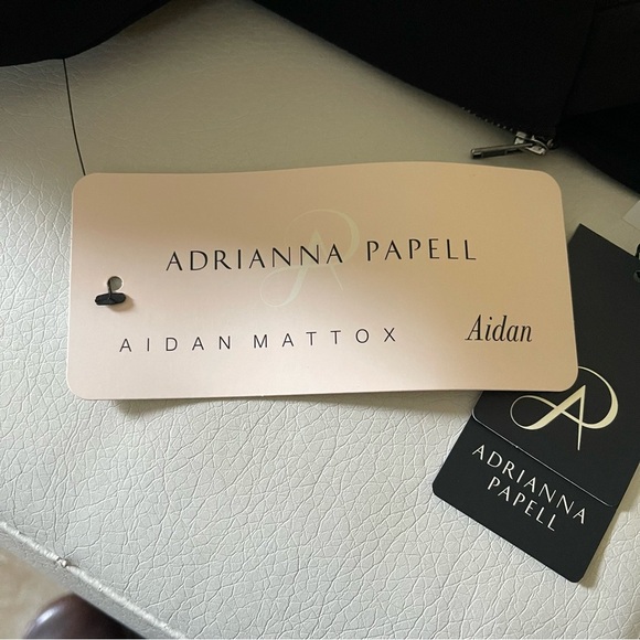 Adrianna Pappell women’s Illusion crepe Sheath Dress NWT size 16 black - Picture 11 of 14